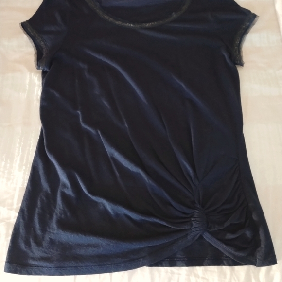 WHBM NAVY TEE - Picture 4 of 6